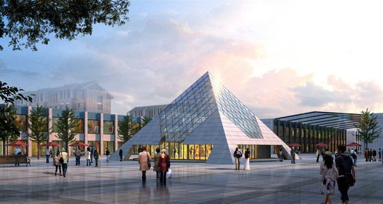 连云港金字塔网架